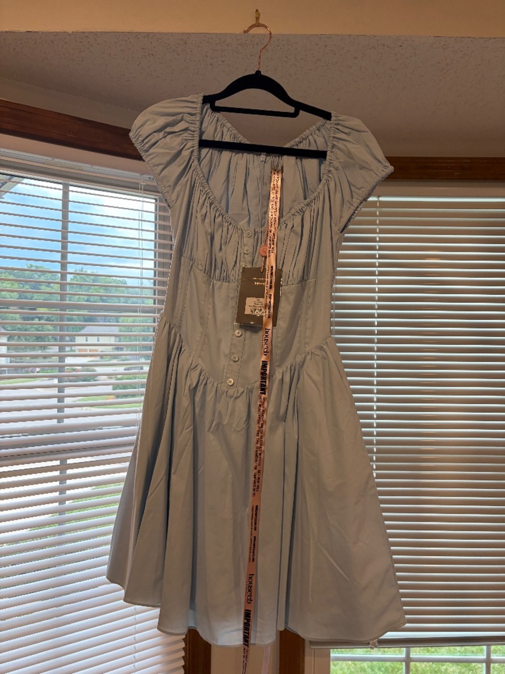 House of CB Powder Blue Mini Dress